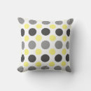 Search for gray and yellow cushions Dots