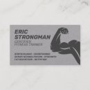 Search for muscles business cards Trainer