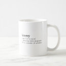 Search for irony mugs Typography