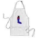 Search for christmas cat aprons Red