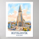 Search for reykjavik posters Hallgrimskirkja