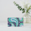 Search for paisley business cards Cute