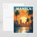 Search for manila city postcards Watercolor
