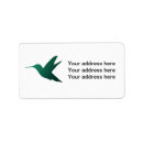 Search for flight return address labels Green