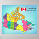 Search for canada map posters America