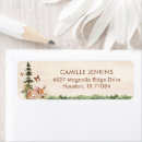 Search for gender neutral return address labels Woodland animals