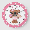 Search for valentines day clocks Red