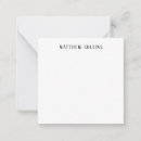 Search for monogram square note cards Typography