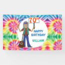 Search for 70th birthday banners Retro