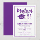 Search for masters degree invitations Mastered it