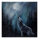 Search for wolf howling at the moon posters Night