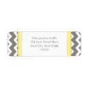 Search for yellow chevron return address labels Trendy