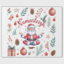 Search for yoga christmas wrapping paper Santa