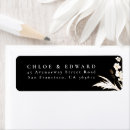 Search for black white gold return address labels Minimalist