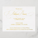 Search for foil rehearsal dinner invitations Formal