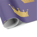 Search for royal prince wrapping paper Gold