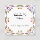 Search for emergency contact business cards Mummy