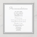 Search for hotel accommodations wedding invitations Simple