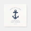 Search for baby boy shower napkins Anchor