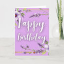 Search for lavender birthday cards Watercolor