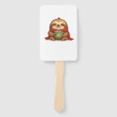 Search for christmas hand fans Cute sloths