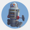 Search for toy robot stickers Vintage