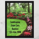 Search for lawn care flyers Landscaper
