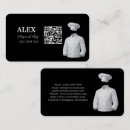 Search for private chef business cards Elegant