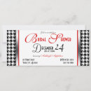 Search for houndstooth invitations Red