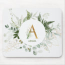 Search for alphabetic mouse mats Watercolor