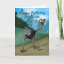 Search for ostriches cards Cartoon