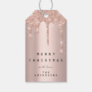 Search for rose gold gift tags Glitter
