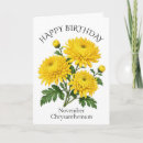 Search for chrysanthemum birthday cards Floral