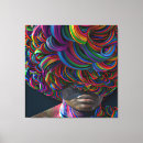 Search for rainbow canvas prints Woman