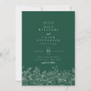 Search for jewel tone wedding invitations Emerald green
