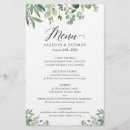 Search for greenery wedding menus Foliage
