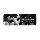 Search for black lace return address labels Floral