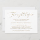 Search for the night before rehearsal dinner invitations Minimalist