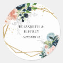 Search for navy and gold wedding stickers Rustic