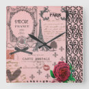 Search for paris vintage clocks Pink