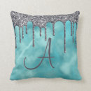 Search for teal silver cushions Glitter
