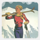 Search for vintage ski stickers Mountain