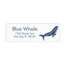 Search for blue whale return address labels Aquatic