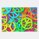 Search for peace sign wrapping paper Groovy