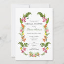 Search for tropical decor invitations Floral