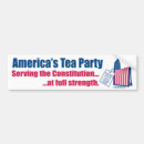 Search for constitution party bumper stickers Tea