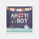 Search for ocean napkins Its a boy