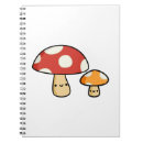 Search for kawaii notebooks Mushroom