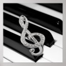Search for music symbols posters Piano