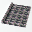 Search for angel wings wrapping paper Black